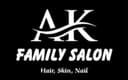 A K Family Salon logo