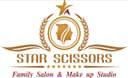 Star scissors family salon & make up studio logo