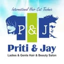 Priti and Jay Beauty Salon logo