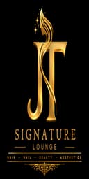 JT Signature Lounge unisex salon logo