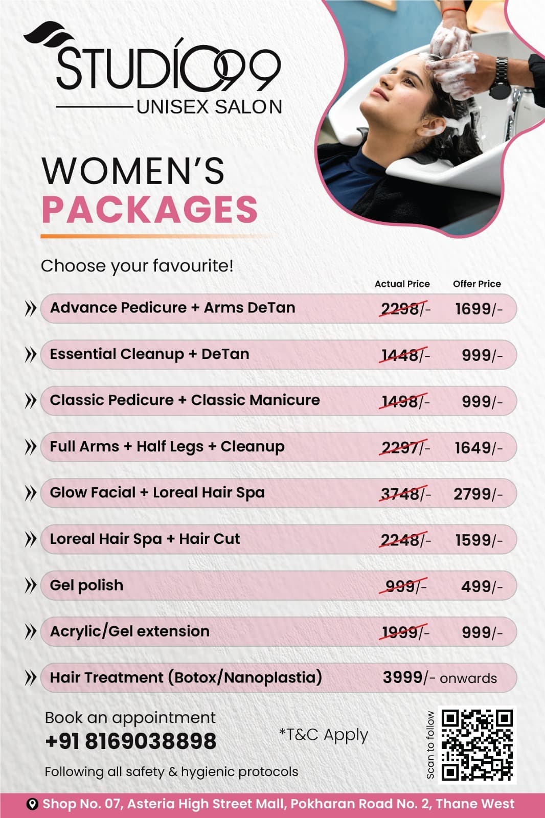 Studio99 Unisex Salon thane