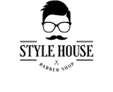 Style house Barber shop logo